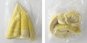 たけのこ水煮（穂先・もと）｜西地食品有限会社